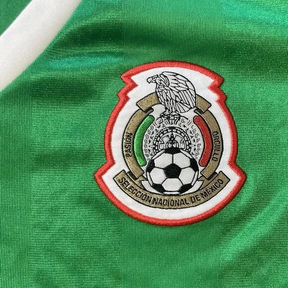 Adidas Mexico FC World Cup FIFA Futbol Soccer Home Jersey Green XL Girls Youth